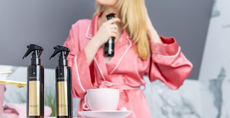 nanoil hair styling spray
